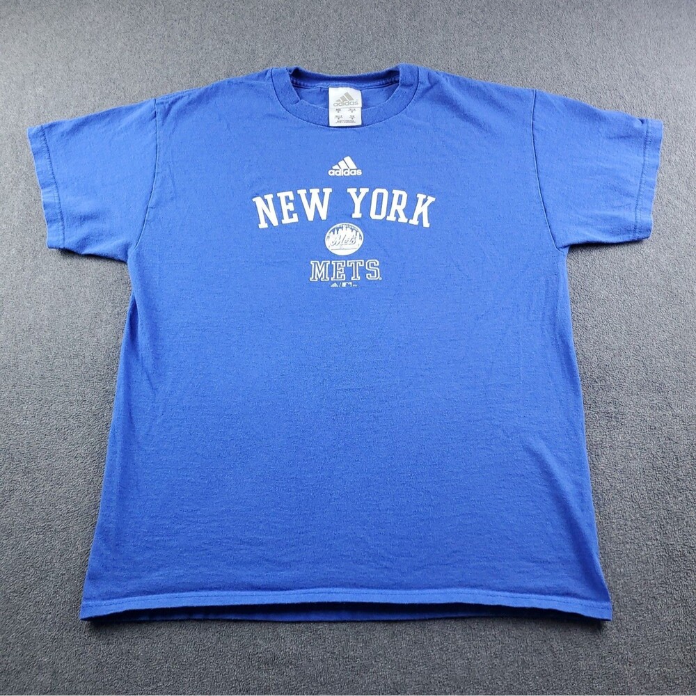 Vintage New York Mets T-Shirt Adidas Size Medium 2004 Men's Blue